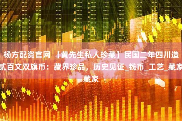 杨方配资官网 【黄先生私人珍藏】民国二年四川造贰百文双旗币：藏界珍品，历史见证_钱币_工艺_藏家