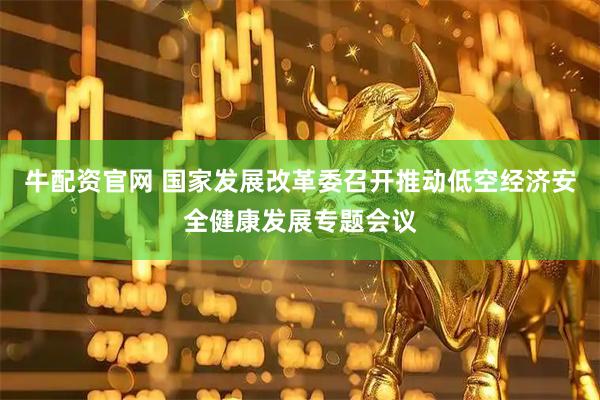 牛配资官网 国家发展改革委召开推动低空经济安全健康发展专题会议