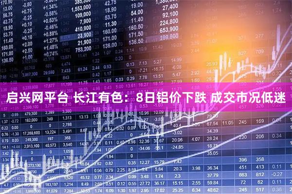 启兴网平台 长江有色：8日铝价下跌 成交市况低迷