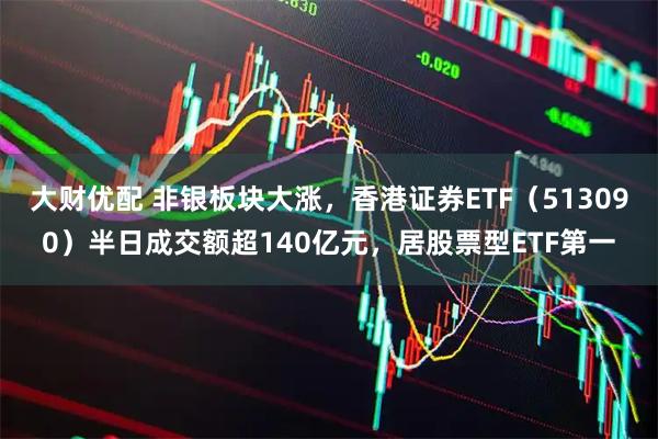 大财优配 非银板块大涨，香港证券ETF（513090）半日成交额超140亿元，居股票型ETF第一